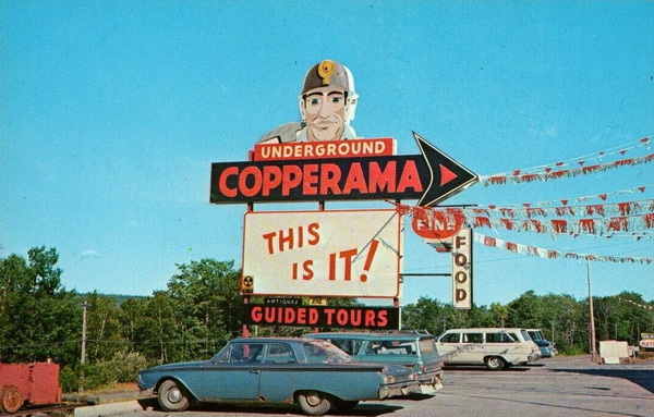 Copperama - OLD POSTCARD VIEW